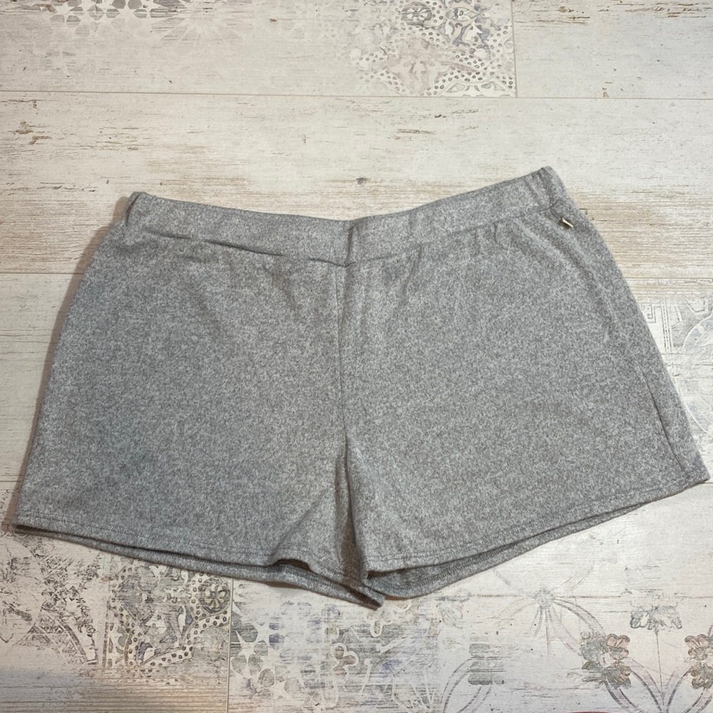 Lucky Brand Light Grey Knit Sleepwear Shorts